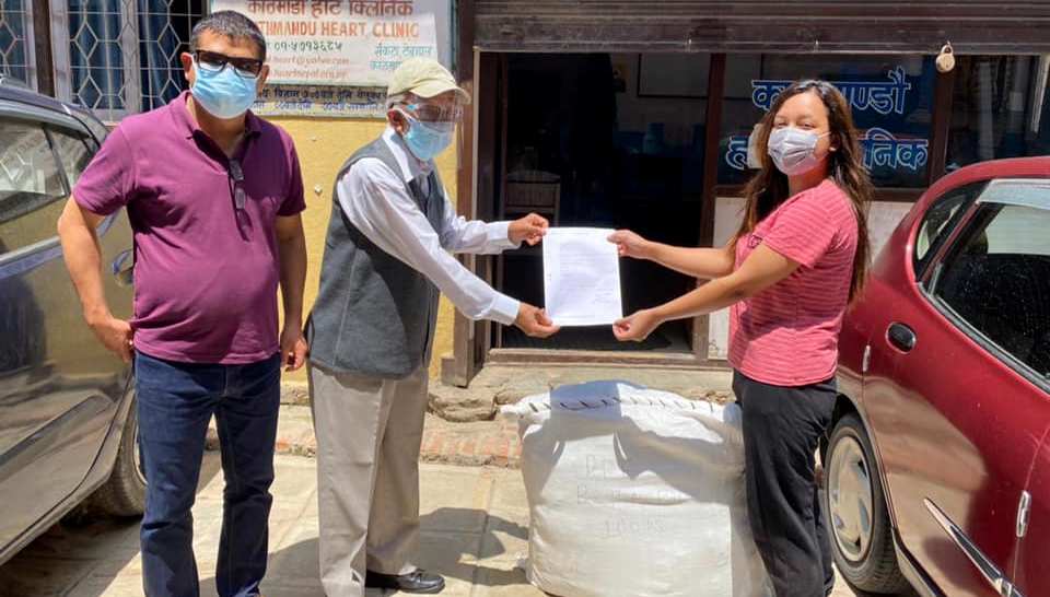 विएसपी नेपालद्वारा झण्डै दुई करोडको स्वास्थ्य सामग्री सहयोग